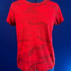 rag & bone Red Camo T
